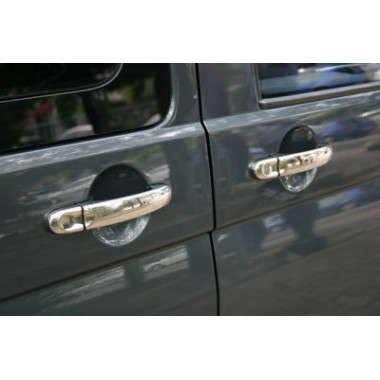 Накладки на ручки дверей 3 дв (нерж.сталь) VW CADDY (2004-) бренд – Omtec (Omsaline) главное фото
